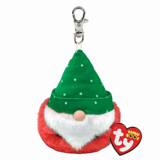 Ty Turvey Gnome Christmas Key Clip 10cm