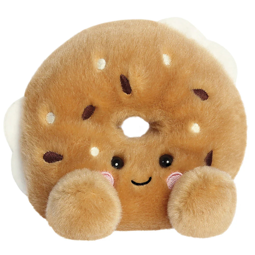 Palm Pals Tony Everything Bagel 5 Inch Plush Soft Toy