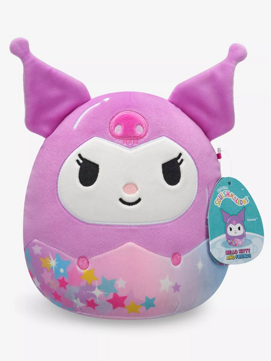 Squishmallows Sanrio Hello Kitty Kuromi in Star Shine Outfit 8 Inch Plush Soft Toy