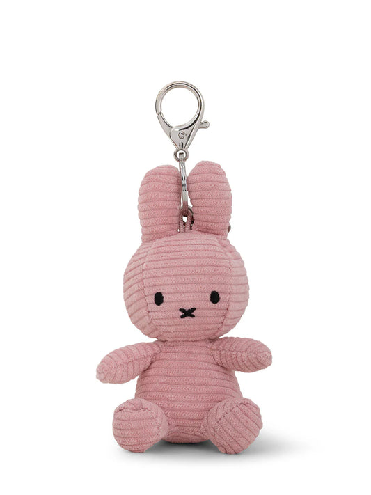 Miffy Pink Plush Corduroy Keyring 10cm