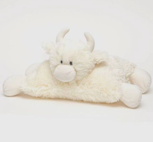 Jomanda Cream Highland Coo Cow Cushion 22 x 22cm