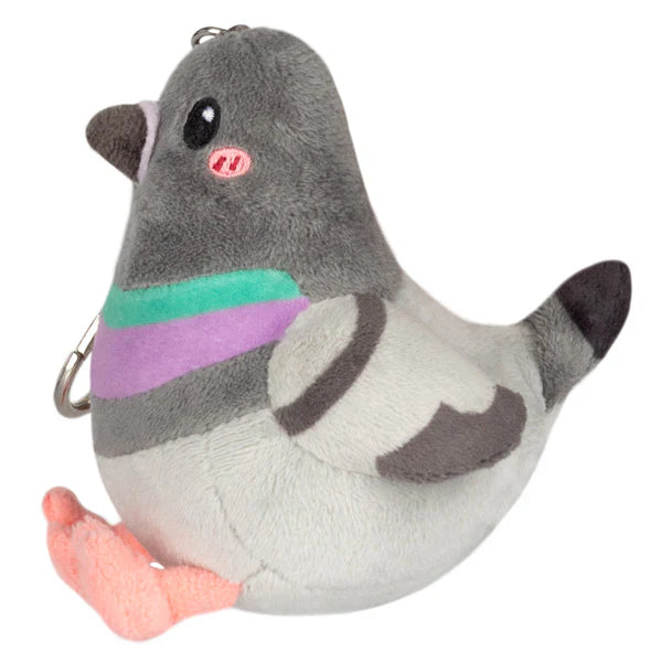 Squishable Micro Pigeon Plush Clip Keychain