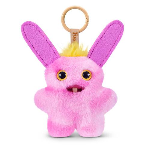 Fuggler Baby Pinkles Rabid Rabbit Keyring Bag Charm Funny Ugly Monster Plush Soft Toy (Approx 5 Inch)