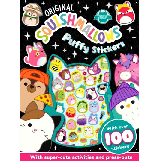 Original Squishmallows Puffy Sticker Activity Book