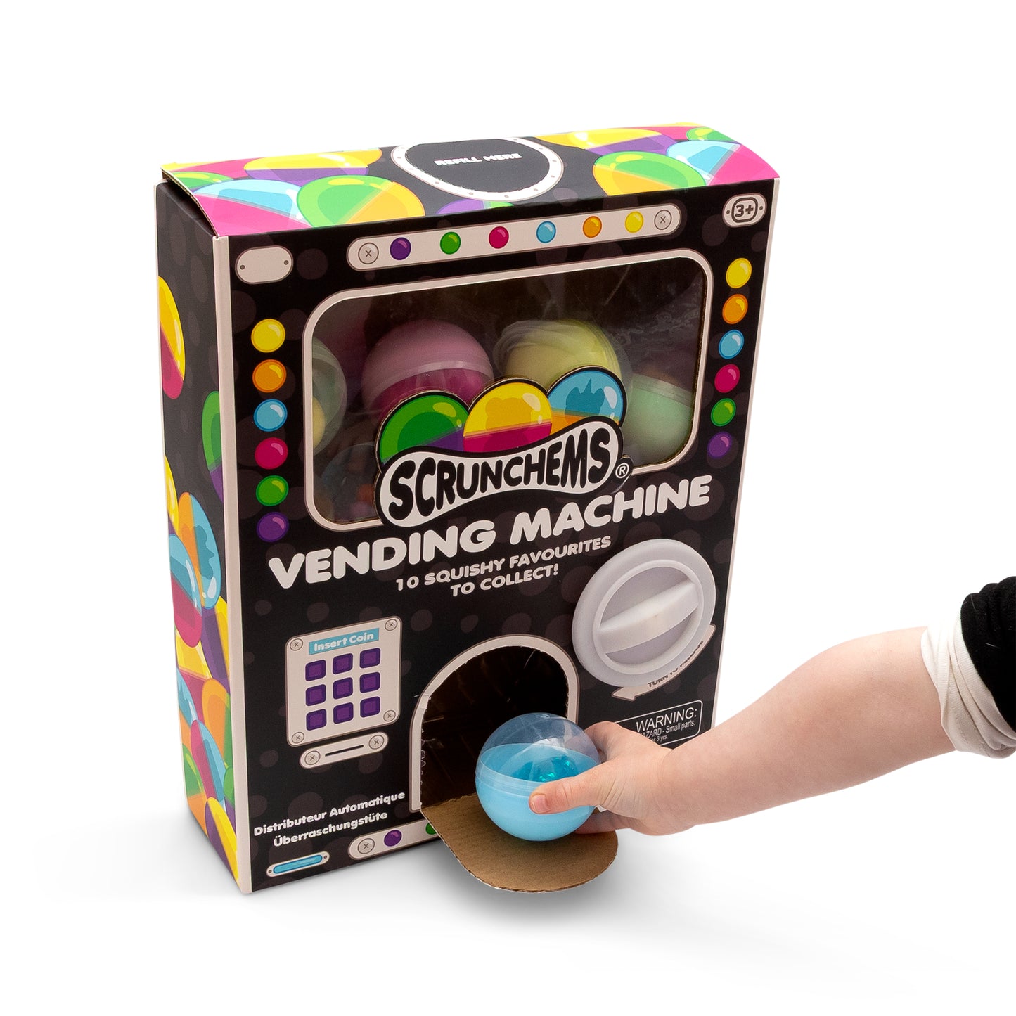 Scrunchems Vending Machine Containing x10 Fidget Toys