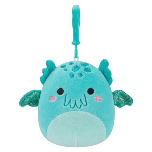 Squishmallows - Theotto the Teal Cthulu 3.5 Inch Clip On Keychain
