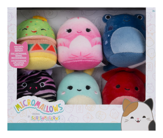 Micromallows by Original Squishmallows 6 Pack Mini Plush Soft Toys