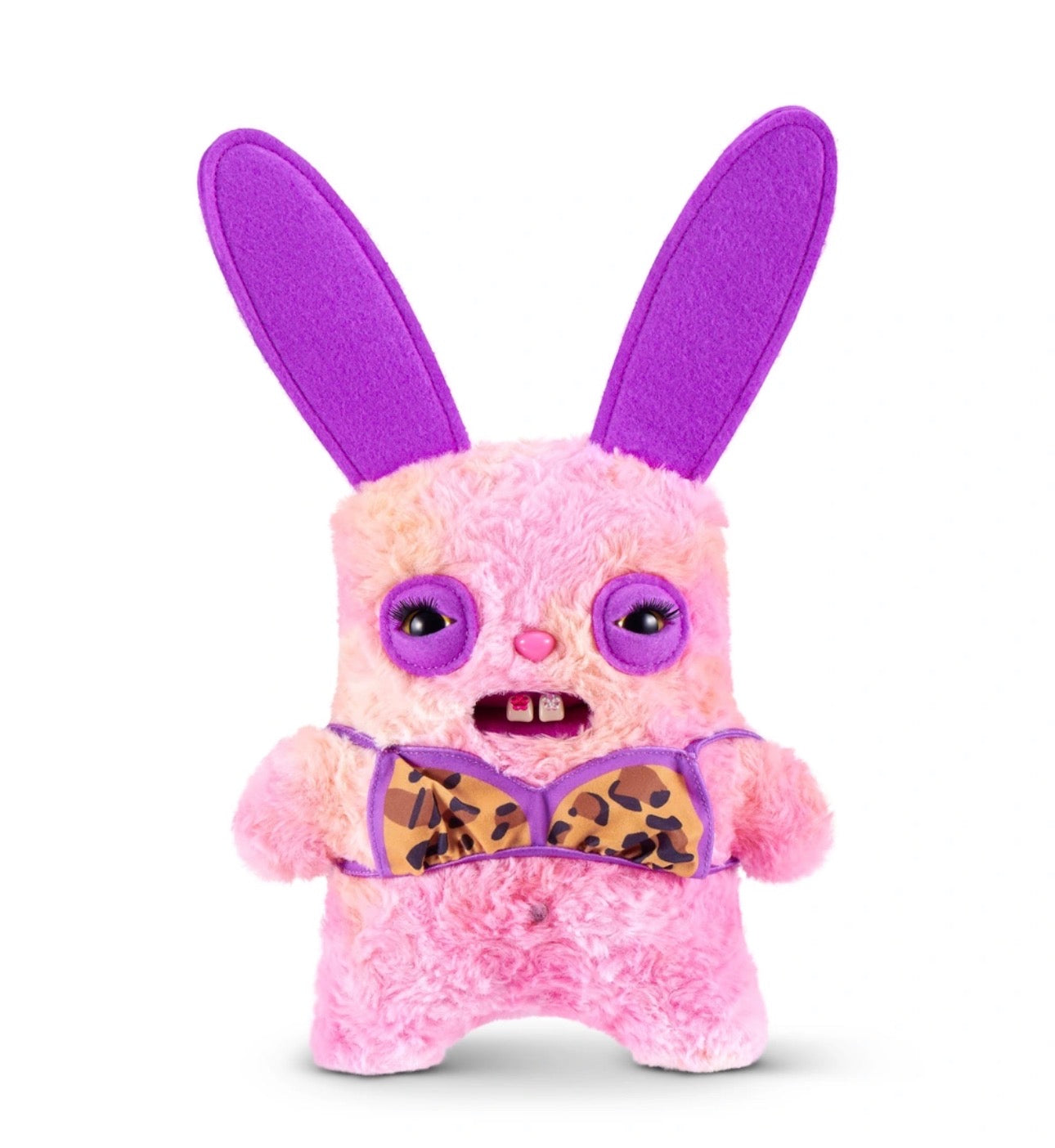Fuggler Baddies Rabid Rabbit Funny Ugly Monster Plush Soft Toy (Approx 9 Inch)