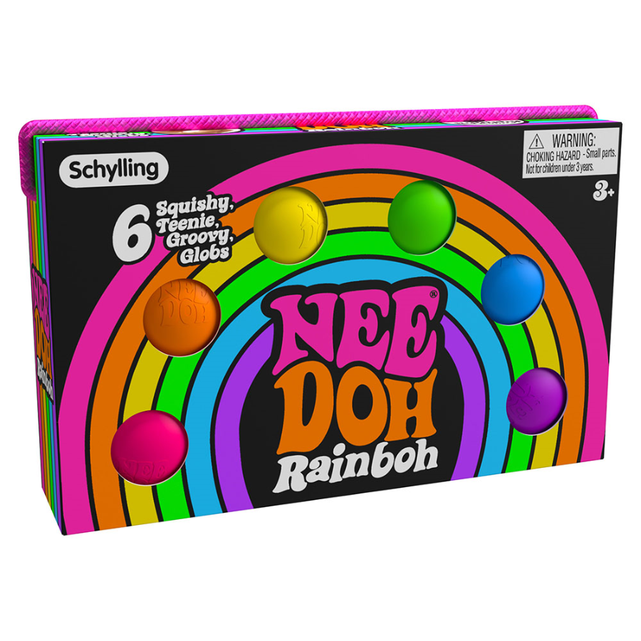 Rainboh Teenie Needoh (Pack of 6)