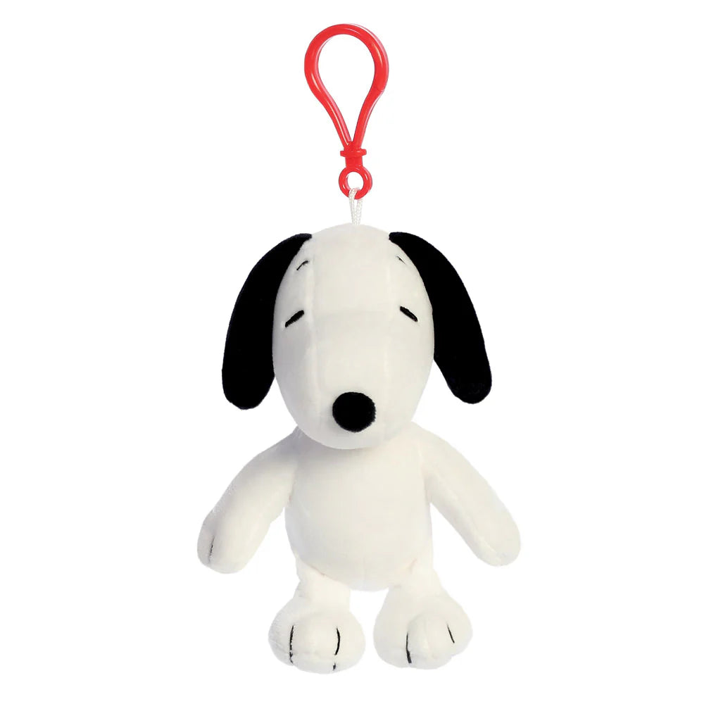 Peanuts Snoopy Plush Key Clip Bag Charm 4.5 Inch