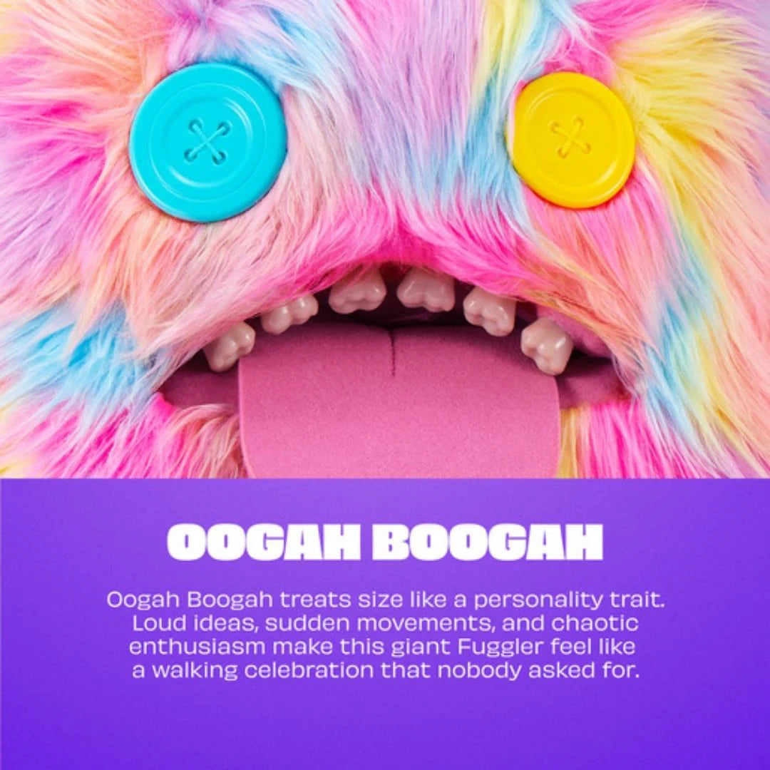 Fuggler Bigg Fuggs XL Oogah Boogah Funny Ugly Monster Plush Soft Toy (Approx 18 Inch)