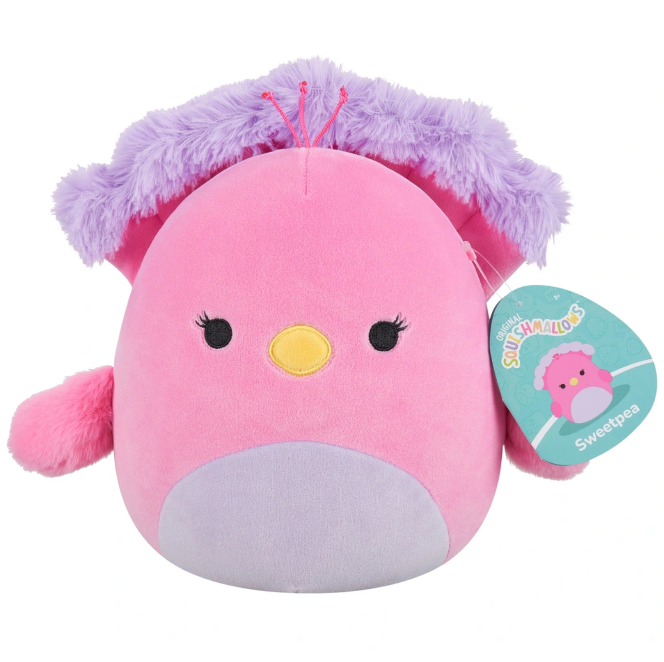 Squishmallows Sweetpea the Peacock 7.5 Inch Plush Soft Toy