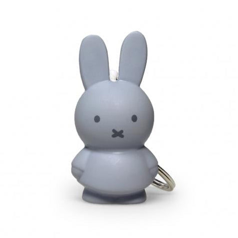 Miffy Silver Blue Keyring 6cm