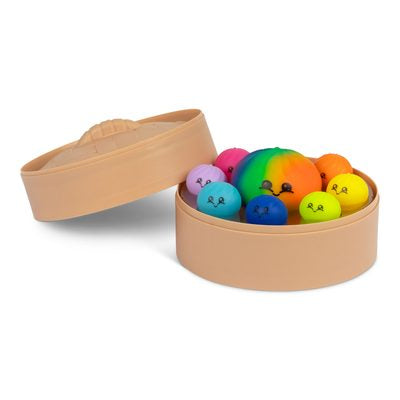 Scrunchems Mega Rainbow Dumpling Fidget Toy Set – 9 Pieces