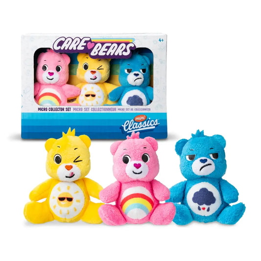 Care Bears Micro Teenies 3 Inch Plush Soft Toy (Boxed 3 Pack)