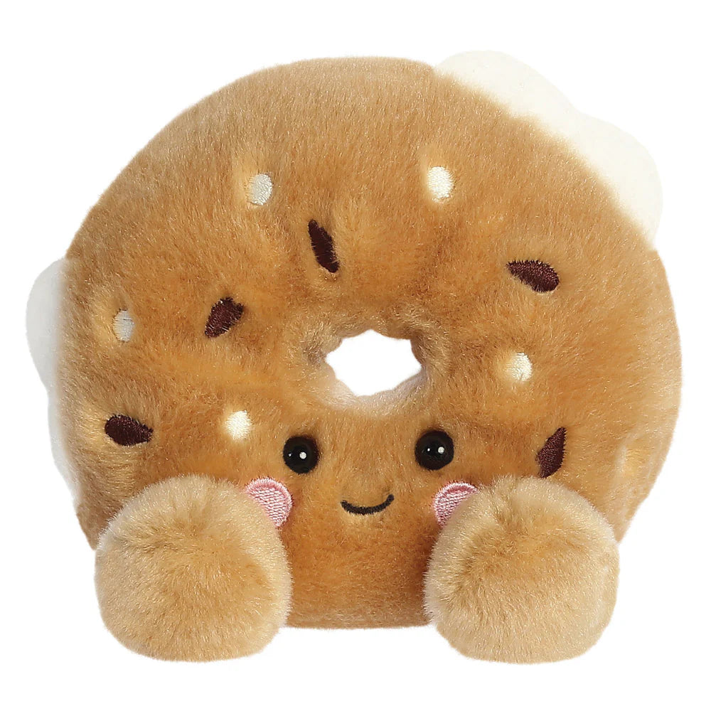 Palm Pals Tony Everything Bagel 5 Inch Plush Soft Toy