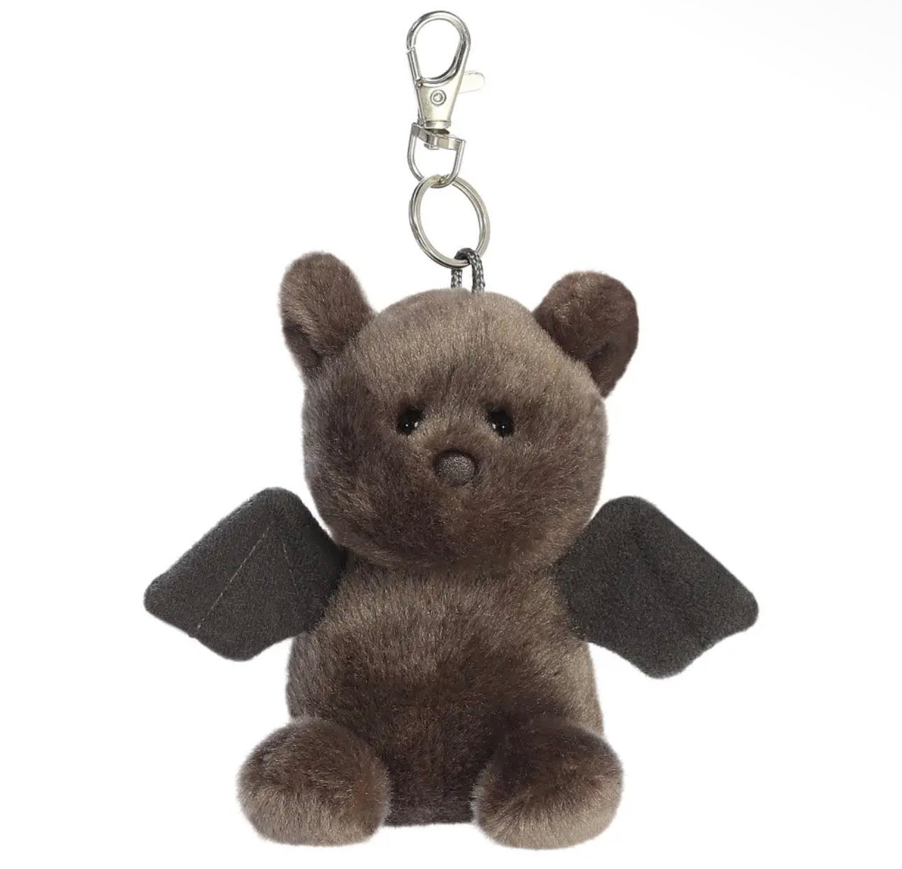 Palm Pals Luna Bat Clip-On Bag Charm Halloween Plush 10cm Soft Toy