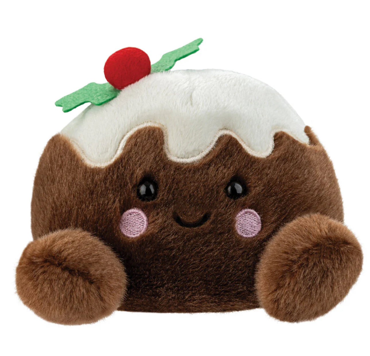 Palm Pals Carol Christmas Pudding Christmas Soft Toy 5 Inch