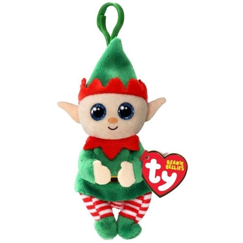 Ty Elfonzo Elf Beanie Bellies Christmas Clip 10cm