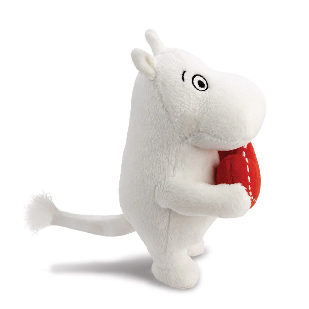 Moomin Standing with Heart Plush Soft Toy 17cm