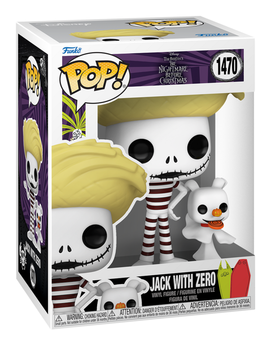 Funko Pop! Vinyl Disney Nightmare Before Christmas - Jack Skellington and Zero 1470