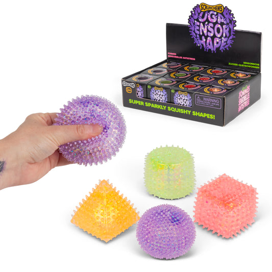 Scrunchems Sensory Sugar Shapes Fidget Toy – 1 Supplied