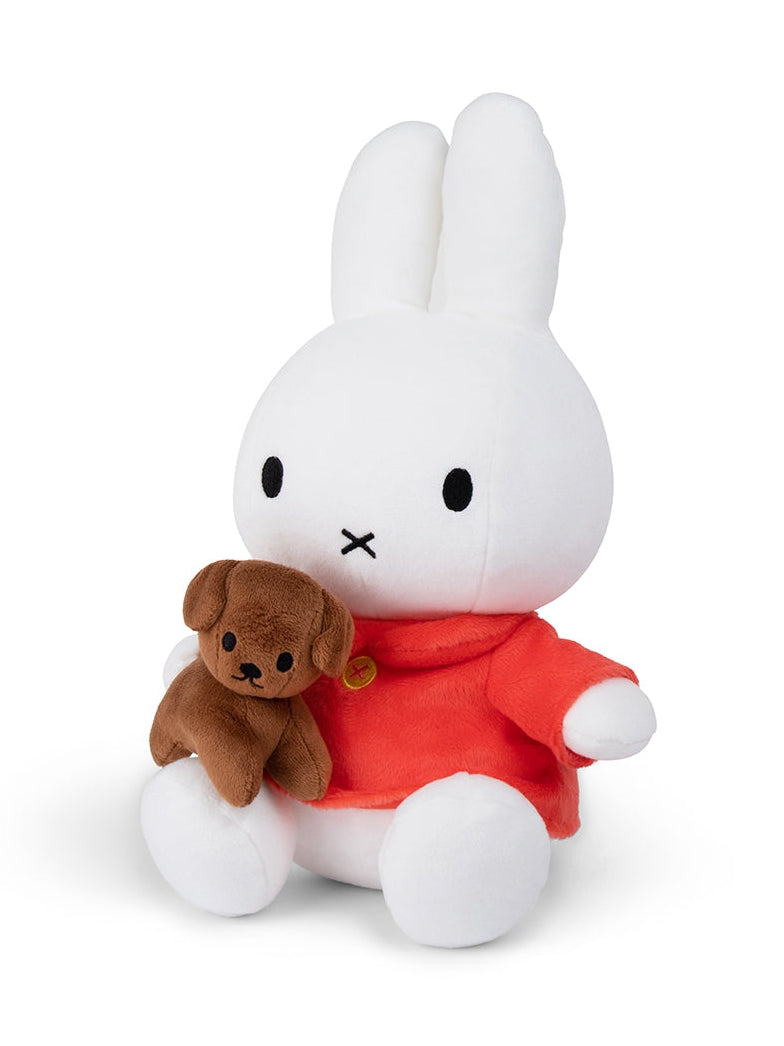 Miffy with Snuffy Sitting 33cm Plush Soft Toy