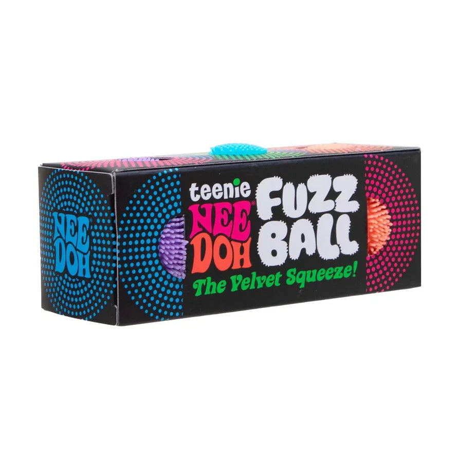 NeeDoh Teenie Fuzz Ball Sensory Fidget Toy 3 Pack (Colours Vary)