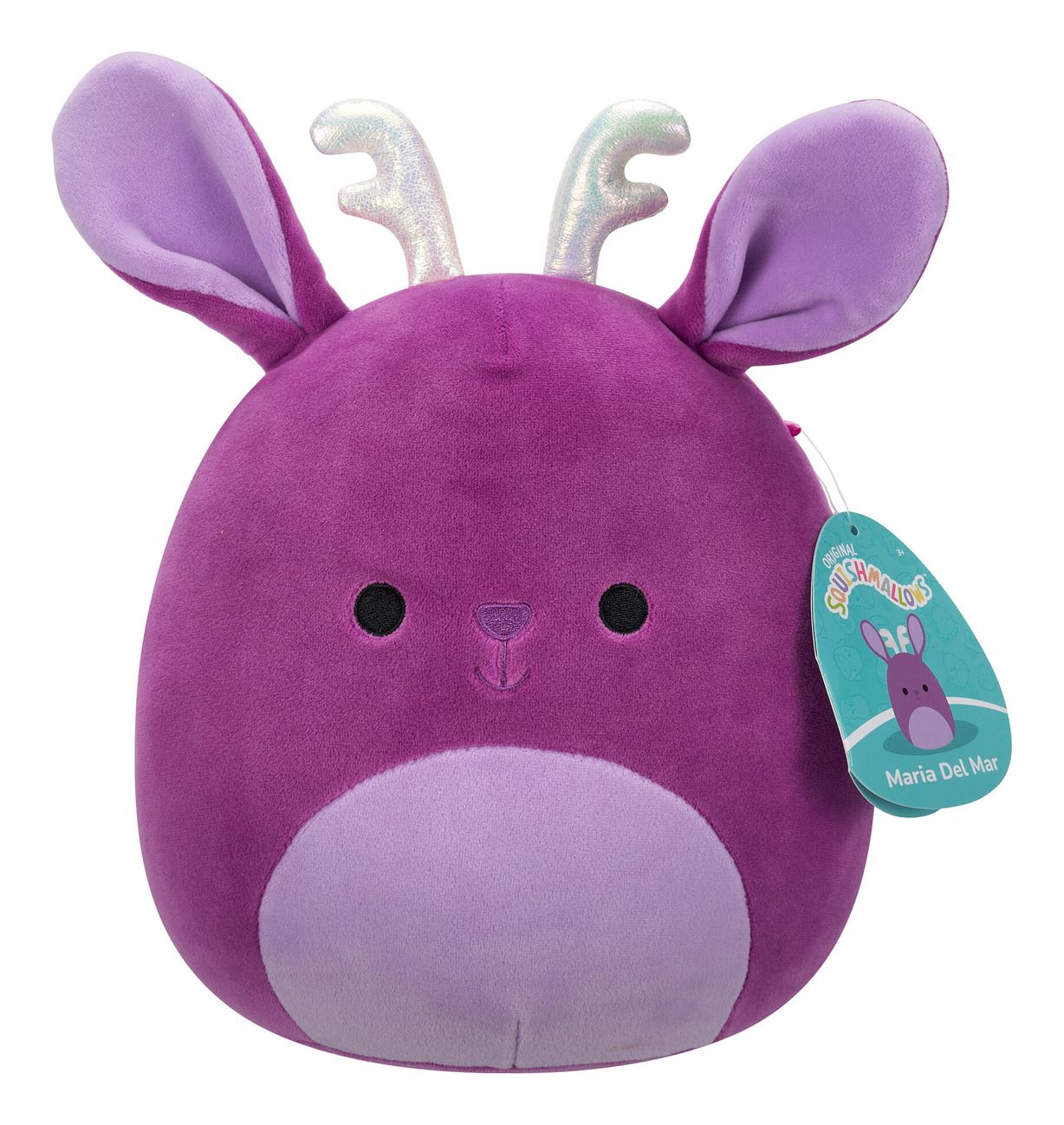 Squishmallows Marie Del Mar the Purple Jackalope 7.5 Inch Plush Soft Toy