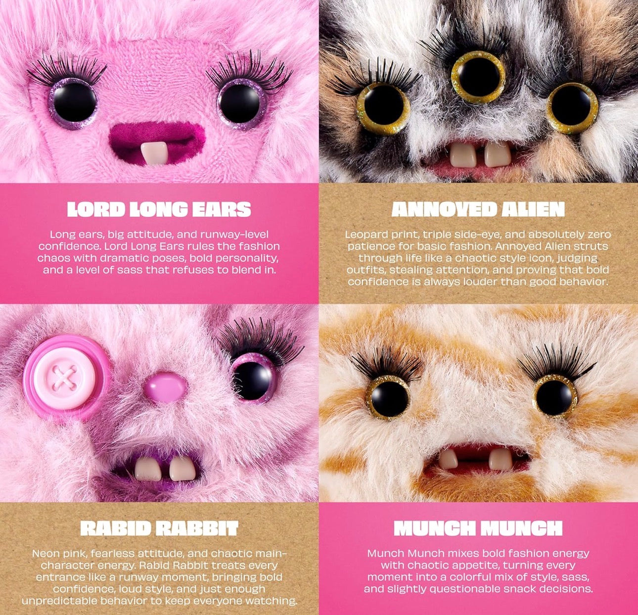 Fuggler by ZURU Baby Baddies Plush Bag Charms Mystery Box (x1 Supplied)