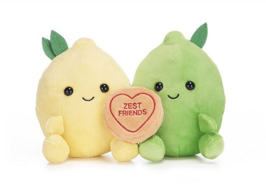 Swizzels Love Hearts Lemon and Lime Plush 5.5 Inch