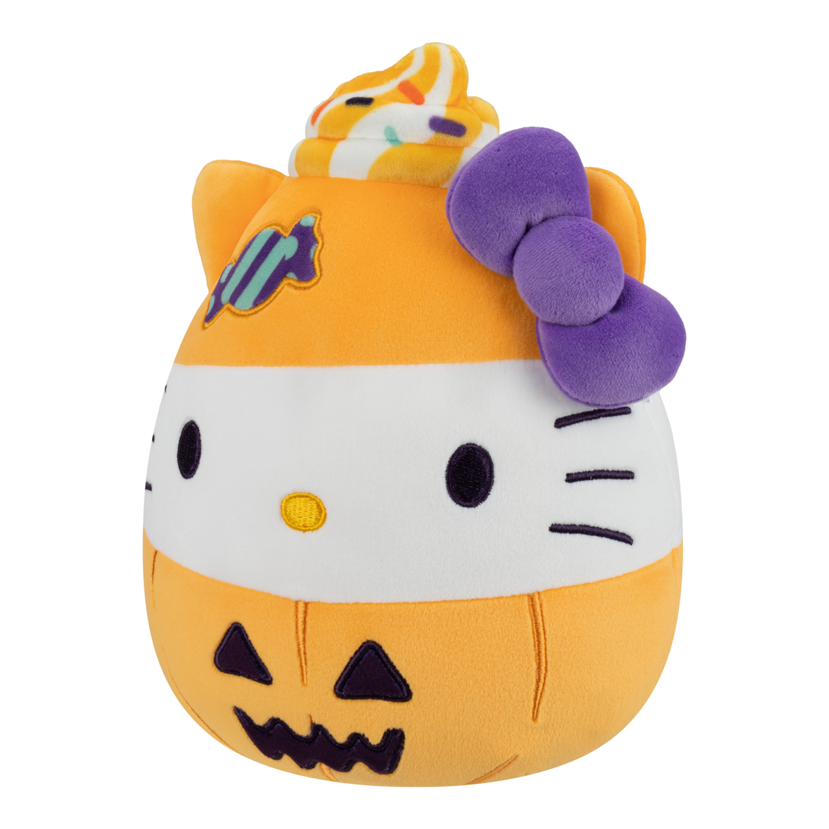 Squishmallows Hello Kitty Halloween Pumpkin 8 Inch Plush Toy