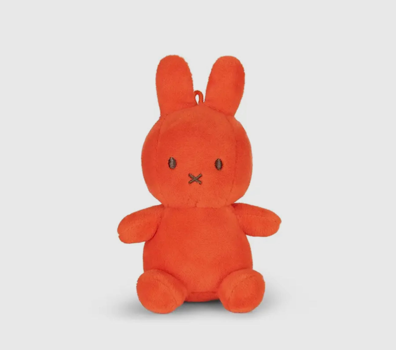 Miffy Lucky Charm Mini Bright Coral Plush Soft Toy in Giftbox 10cm