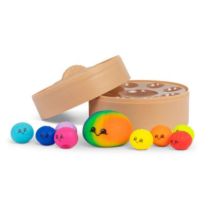 Scrunchems Mega Rainbow Dumpling Fidget Toy Set – 9 Pieces
