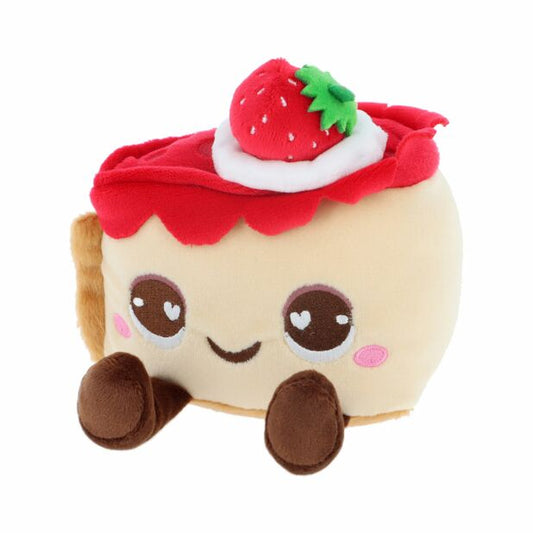 Keel Toys Bakery Sweet Treats Strawberry Cheesecake 8cm Soft Toy