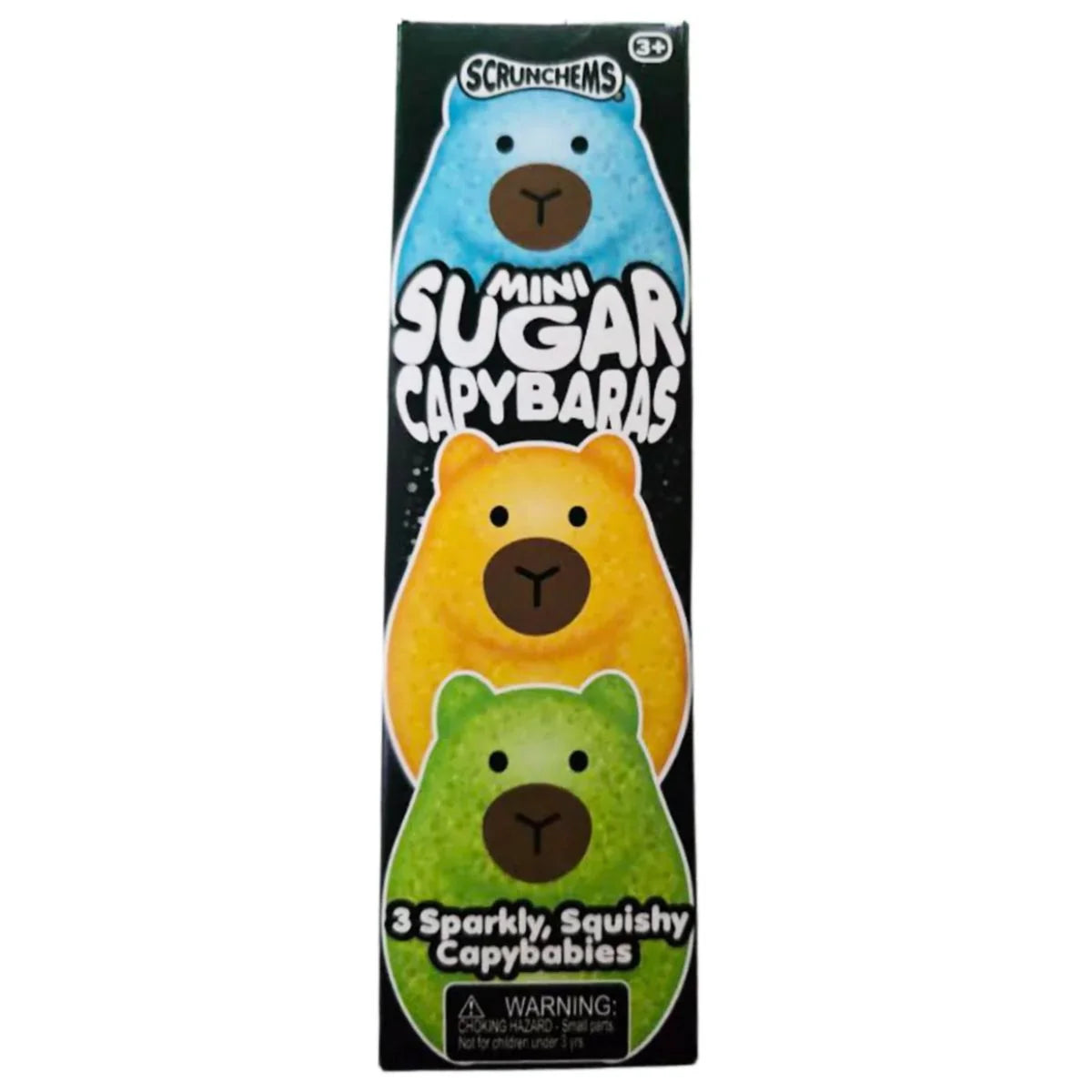 Scrunchems Mini Sugar Capybaras Fidget Toys (3 Pack)