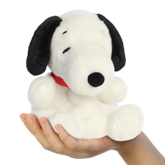 Peanuts Snoopy Palm Pal 5 Inch Soft Plush Beanie Toy