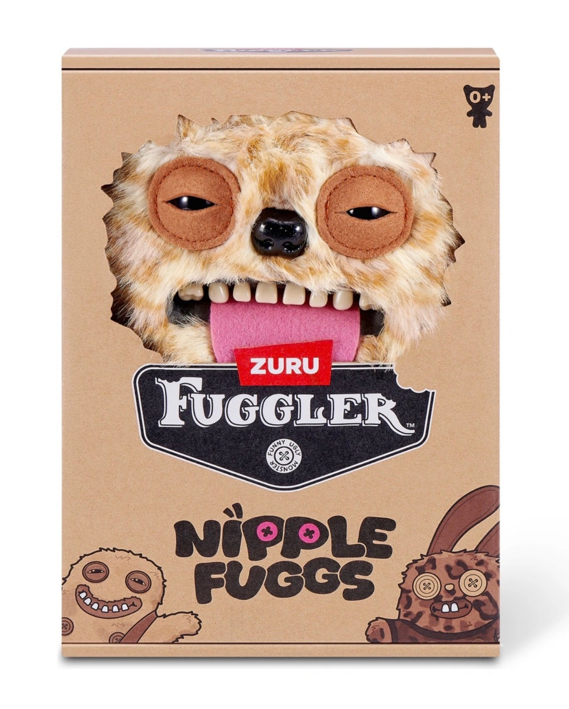 Fuggler Nipple Fuggs Sir Belch Funny Ugly Monster Plush Soft Toy (Approx 9 Inch)