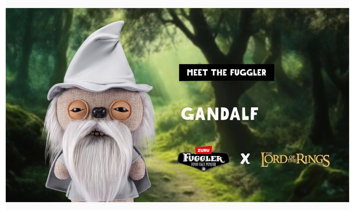Fuggler Lord of the Rings Gandalf Funny Ugly Monster Plush Soft Toy (Approx 9 Inch)