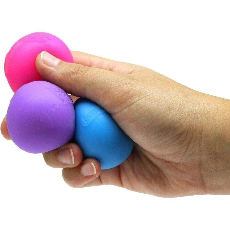 Teenie Needoh Stress Balls Fidget Toys (Colours Selected at Random - Pack of 3)