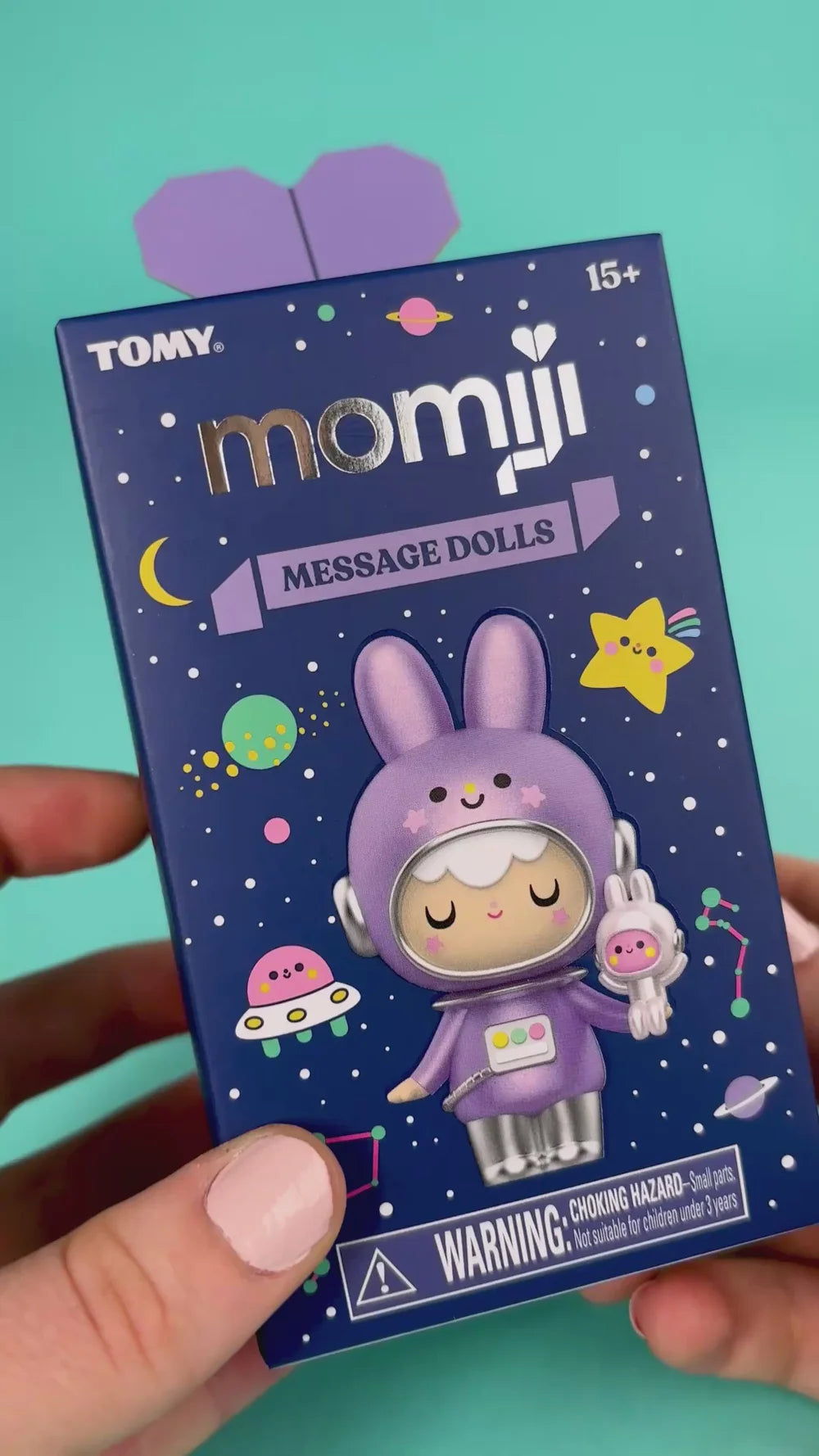 Momiji Vinyl Message Doll Out of This World Blind Box (x1 Supplied) Approx 7cm Tall Age 15+
