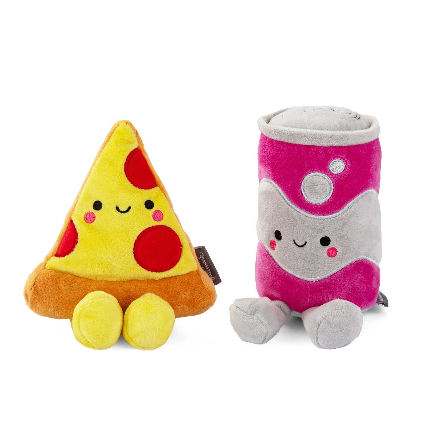 Hallmark Better Together Pizza and Pop Magnetic Plush Soft Toy Pair