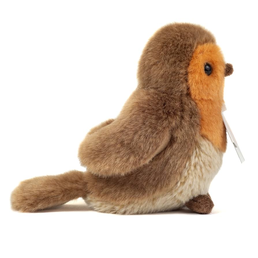 Teddy Hermann Robin Christmas  Mini Plush Soft Toy 15cm