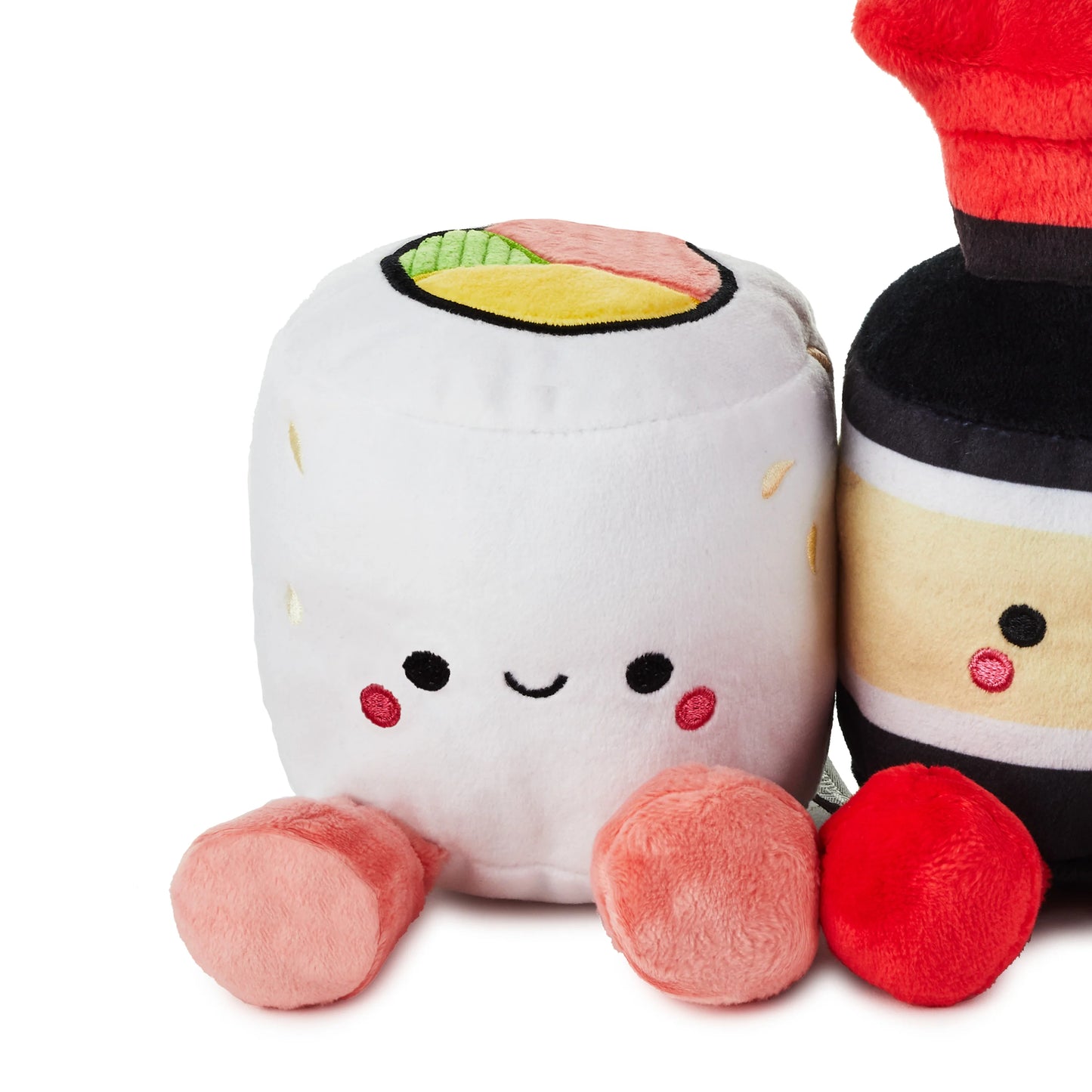Hallmark Better Together Sushi & Soy Sauce Magnetic Plush Soft Toy Pair