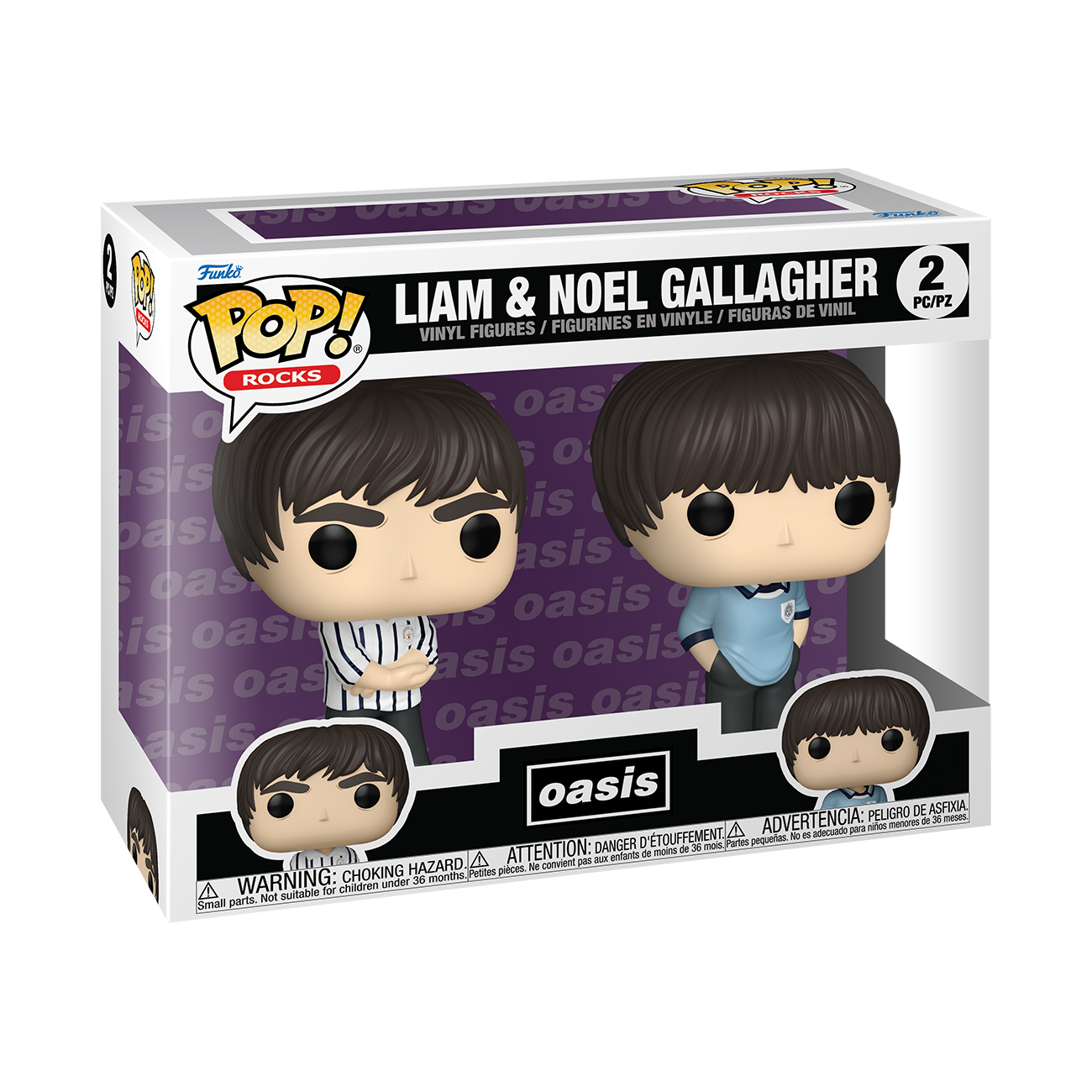 Funko Pop! Oasis Liam & Noel Gallagher 2-Pack