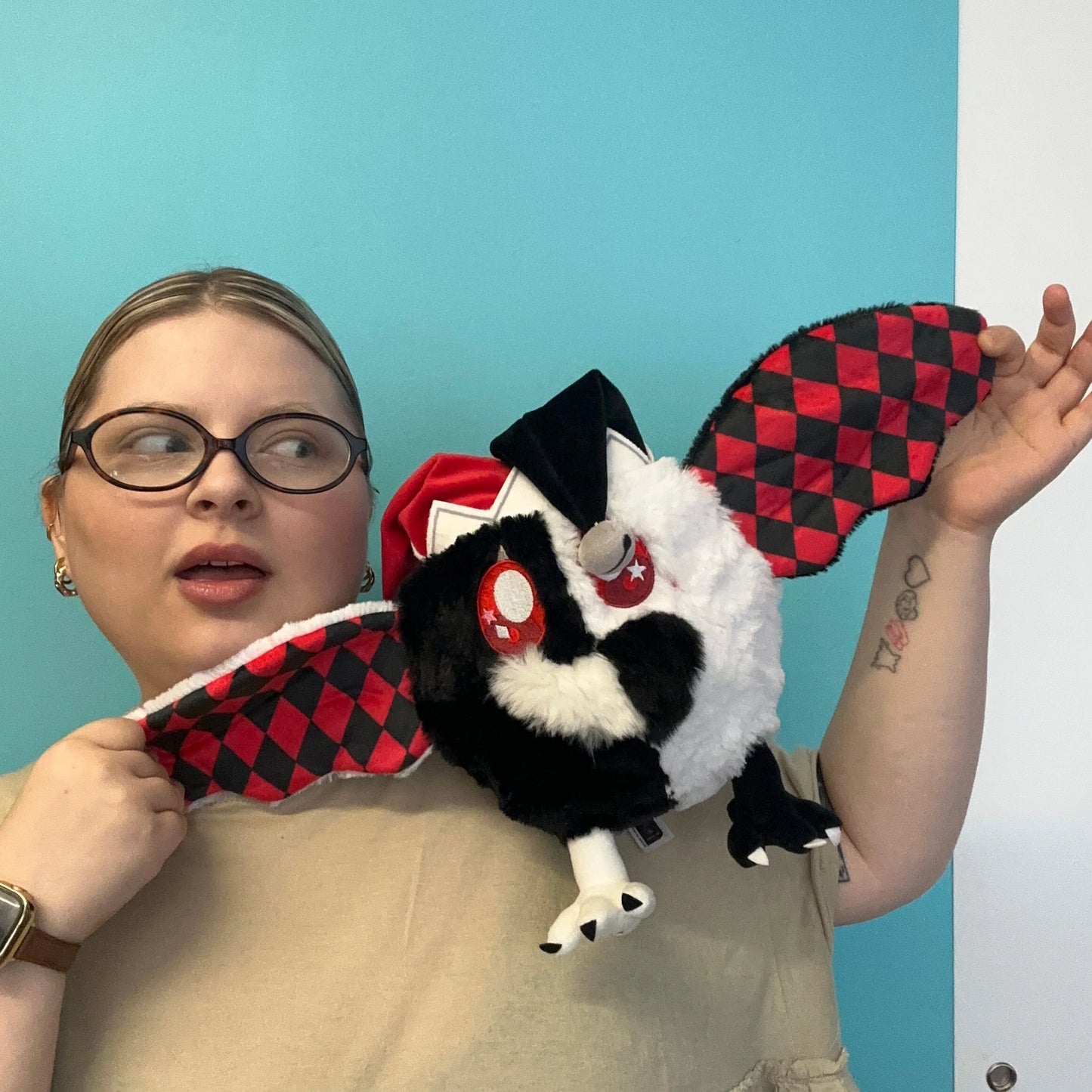 Squishable Jester Mothman Mini Plush Soft Toy