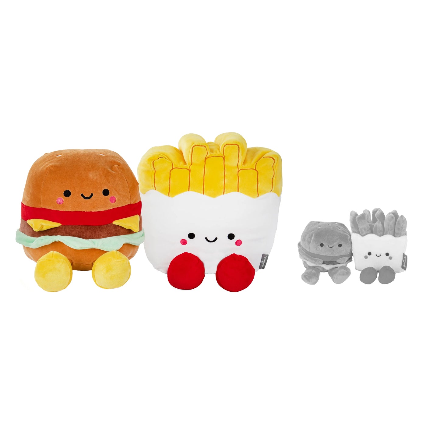 Hallmark Better Together Jumbo Burger and Fries Magnetic Plush Soft Toys