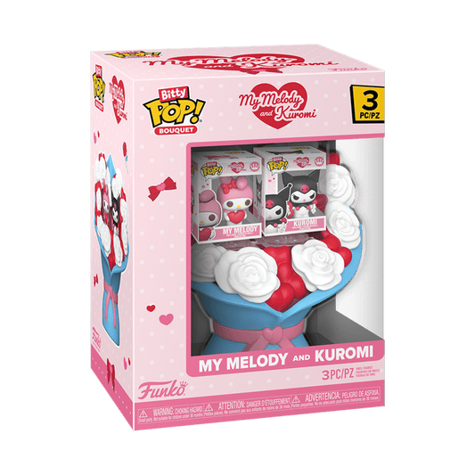 Funko Pop! Vinyl Valentine My Melody & Kuromi Sanrio Funko Pop Bitty Bouquet