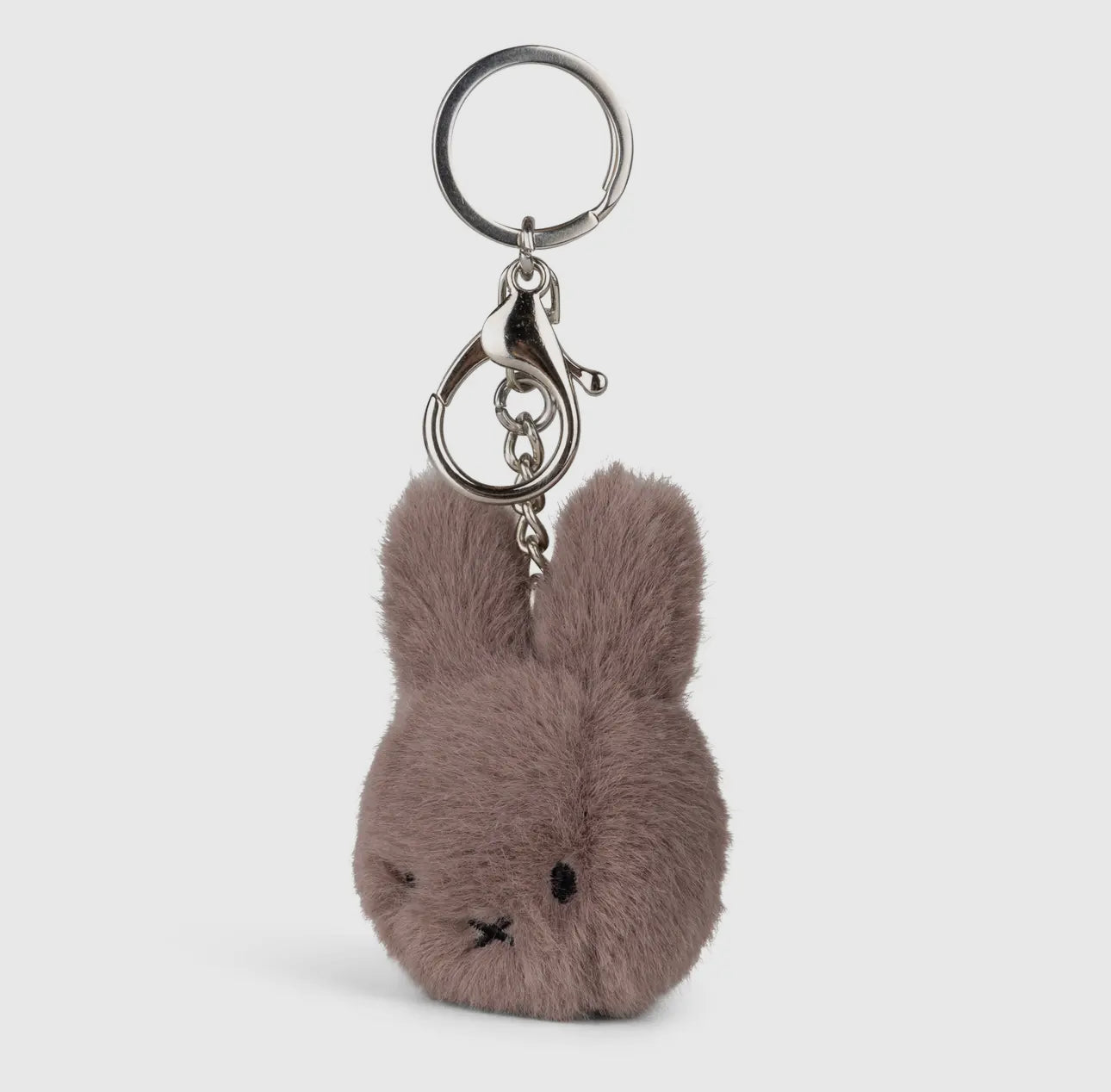 Miffy Fuzzy Eco Keyring Taupe 8cm