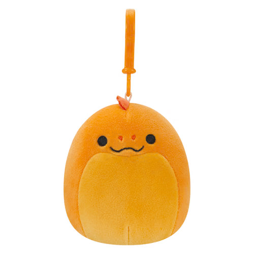 Squishmallows - Onel the Orange Eel 3.5 Inch Clip On Keychain